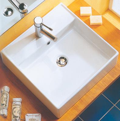 E T wall mounted ceramic basin