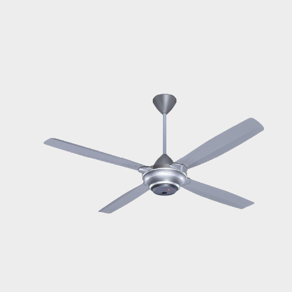 KDK M56SR 4-Blades Remote Control AC Ceiling Fan (Silver)