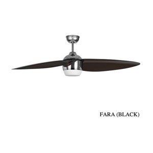 Fanco Fara Black Ceiling Fan