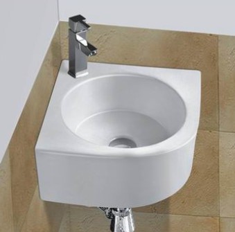 BA Ceramic Corner Basin