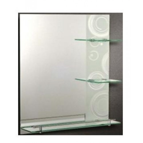 MR  FW Bathroom Mirror with Shelves