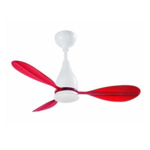 Vento Pagaia Ceiling Fan Red