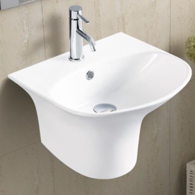 C Wall Mounted Ceramic Basin