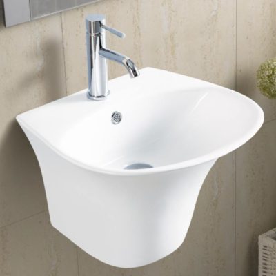 B Wall Mounted Ceramic Basin