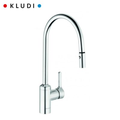 kludi  bingo star kitchen sink mixer with pull out shower