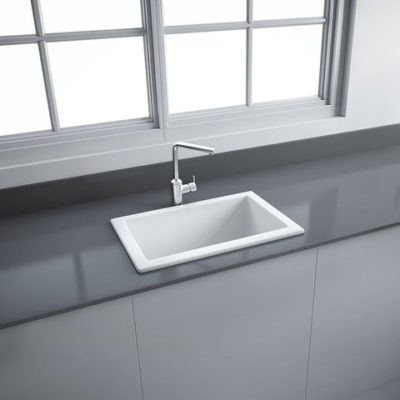 LS Fireclay Ceramic Laboratory Sink