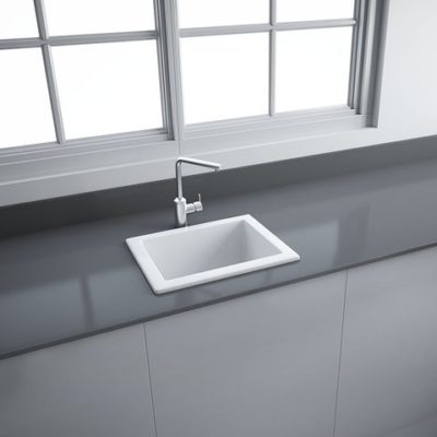 LS Fireclay Ceramic Laboratory Sink