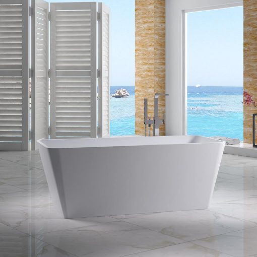 BTS-03S Cast Stone Bathroom Bathtub with Free Standing Design