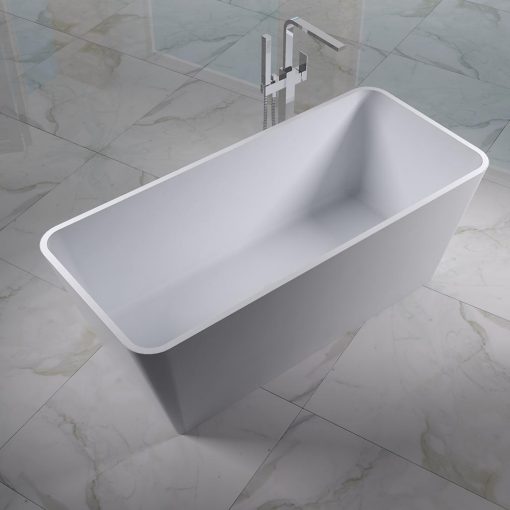 BTS-03S Cast Stone Bathroom Bathtub with Free Standing Design (Top View)