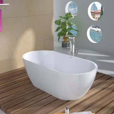 BTS-17 Cast Stone Made Bathtub with Free Standing Design (Top View 2)