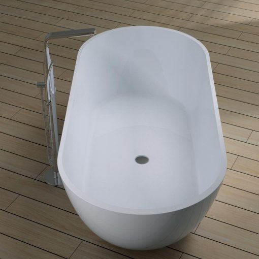BTS-17B Cast Stone Made Bathtub with Free Standing Design (Top View)