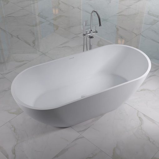 BTS-17M Cast Stone Free Standing Bathtub for Designer Bathroom (Top View)