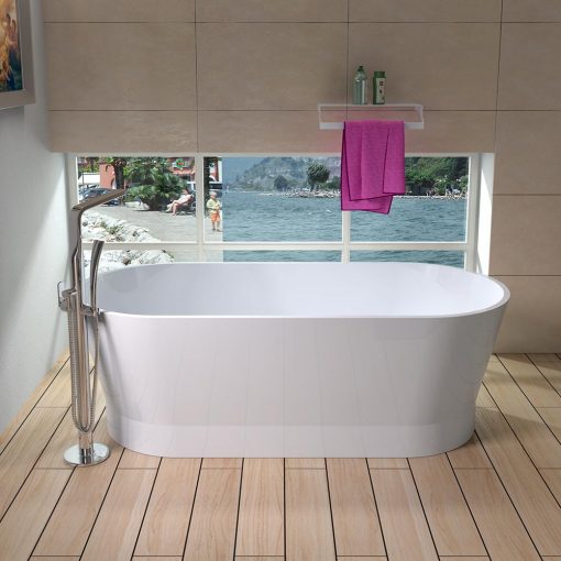 BTS-36 Free Standing Bathtub made from Cast Stone Material