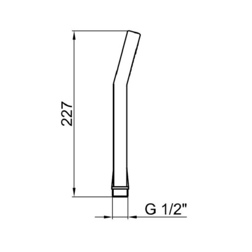 AC Hand Shower dimensions
