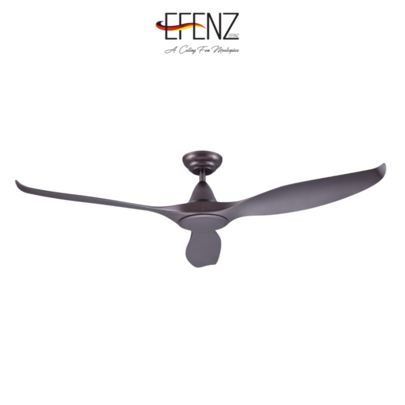 Efenz Midnight Titanium Ceiling, White Ceiling Fans Without Lights