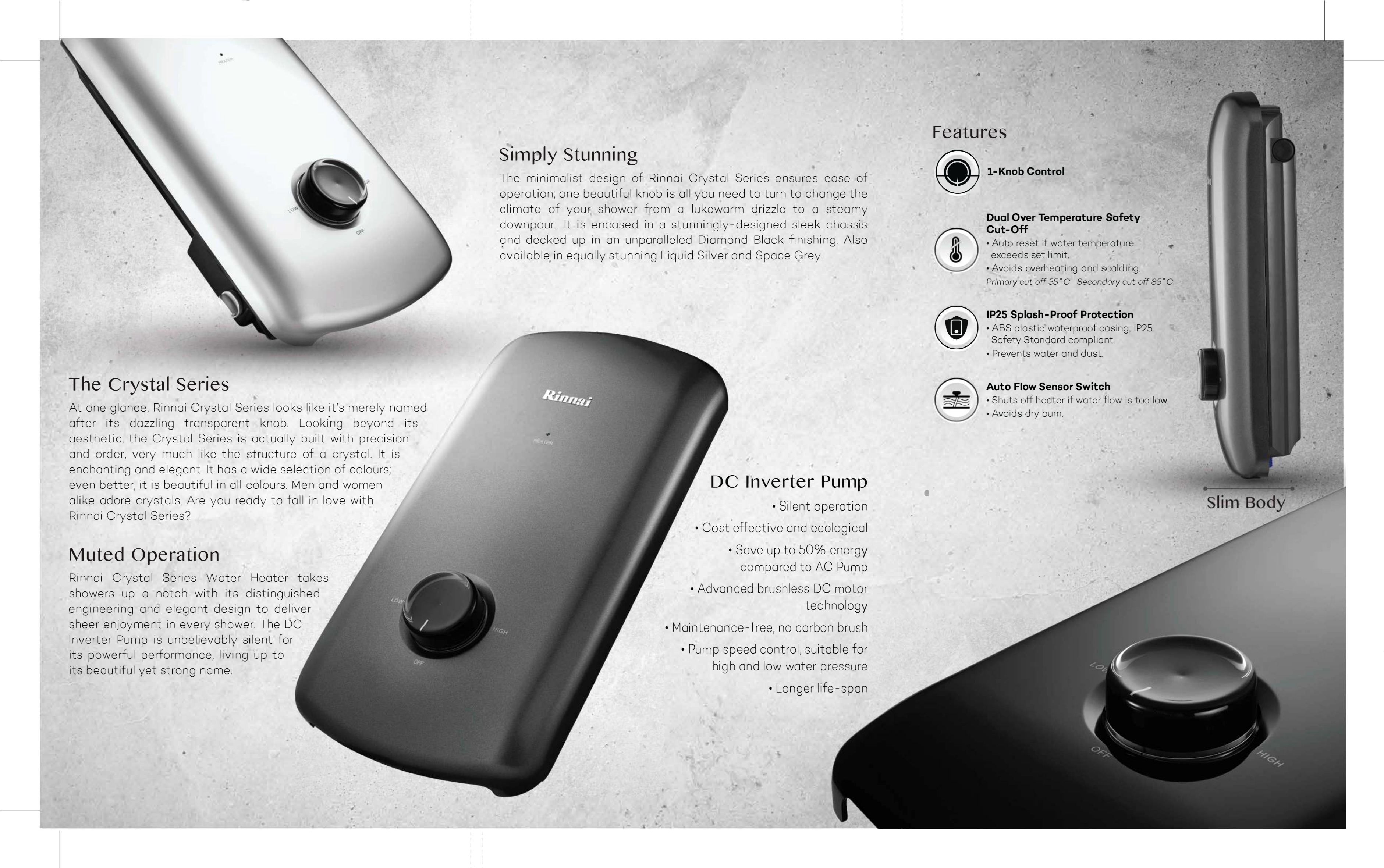 RINNAI-ORE-Series-instant-water-heater-with-rain-shower Bacera