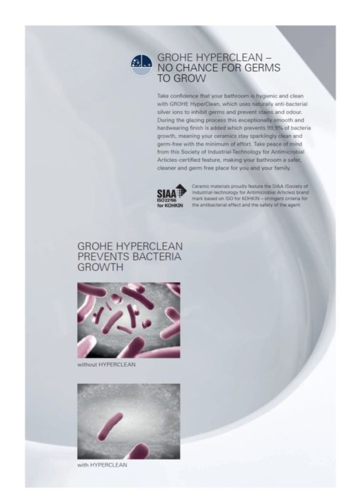 GROHE ceramics Hyperclean Technology