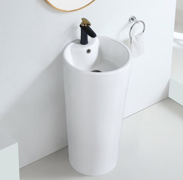 BC-LKW-D6032B-Free-Standing-Ceramic-Basin | Bacera