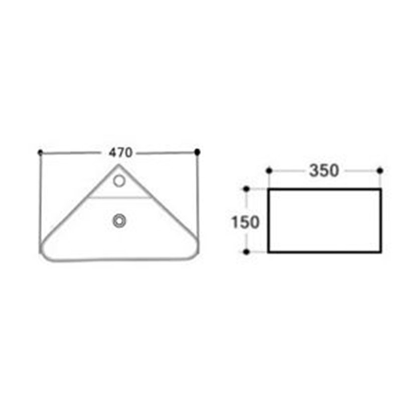 JL80296WallMountedCornerBasin Bacera