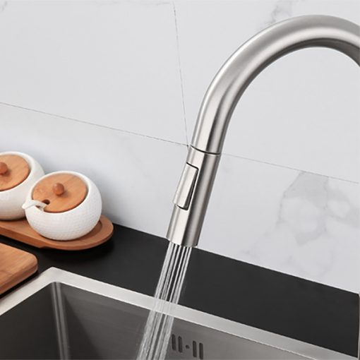 Nobel VS4320BKPullOutKitchenSinkTapMattBlack Bacera