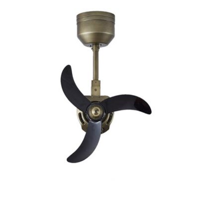 Bestar Dino 16" Designer Corner DC Fan (Bronze Base / Black Blade)