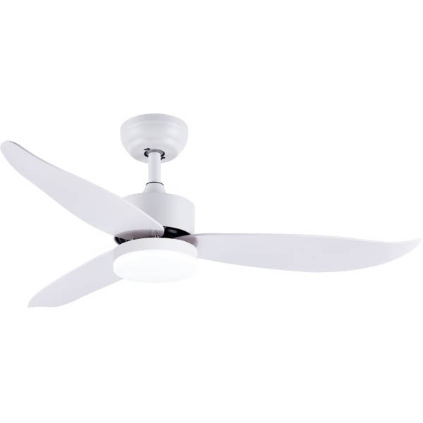 Bestar RAZOR 54″ DC Celling Fan with LED (Matt White) | Bacera