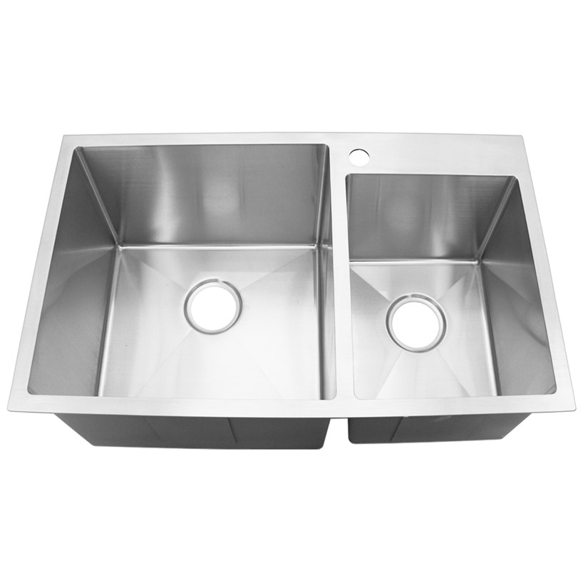 FSD21501LTopMountDoubleStainlessSteelKitchenSink Bacera