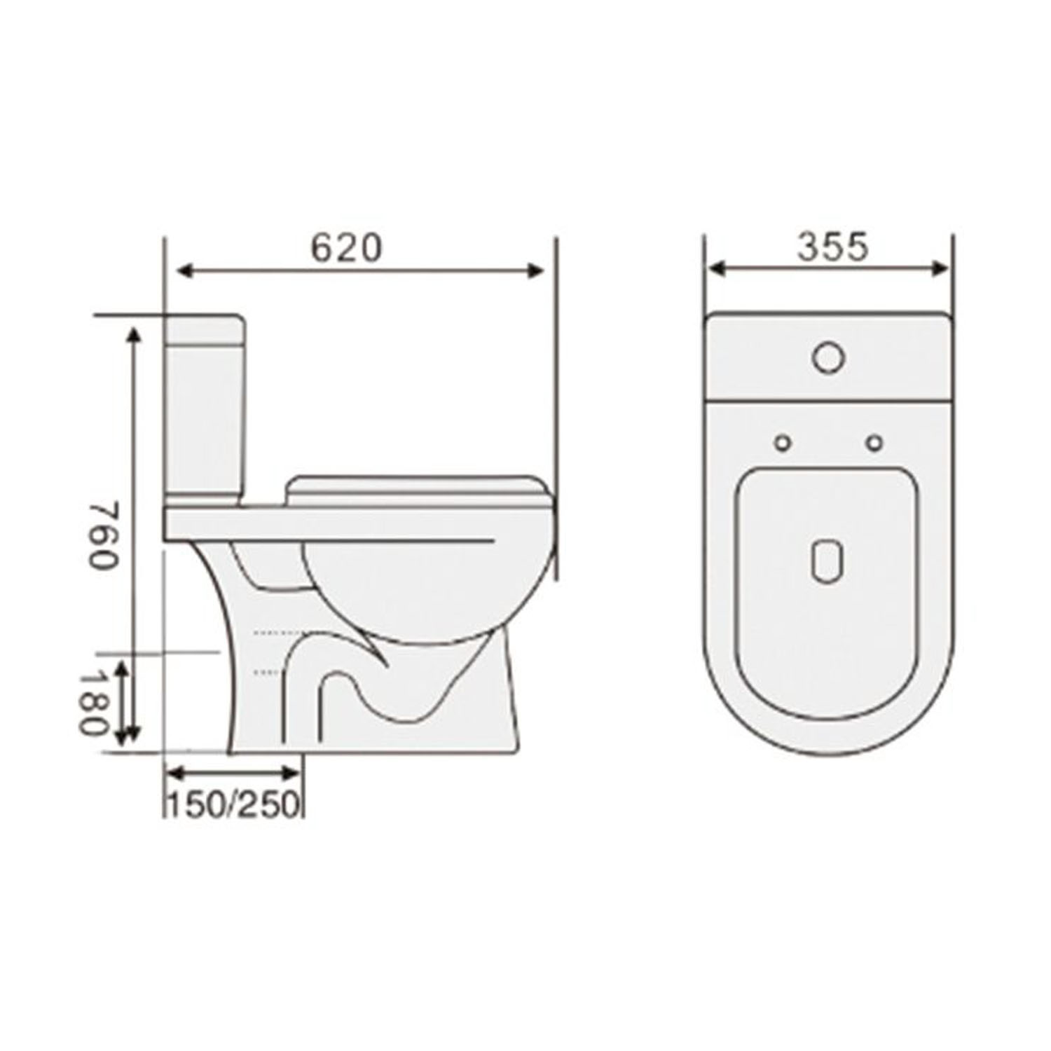 Tiara WC219 CloseCoupledWaterCloset Bacera
