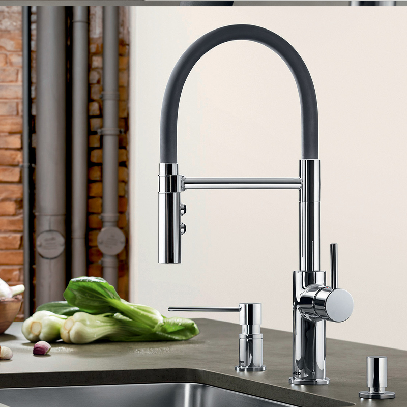 BLANCO CATRIS-S FLEXO Kitchen Sink Mixer with Flexible Spout (Chrome) - Image 2