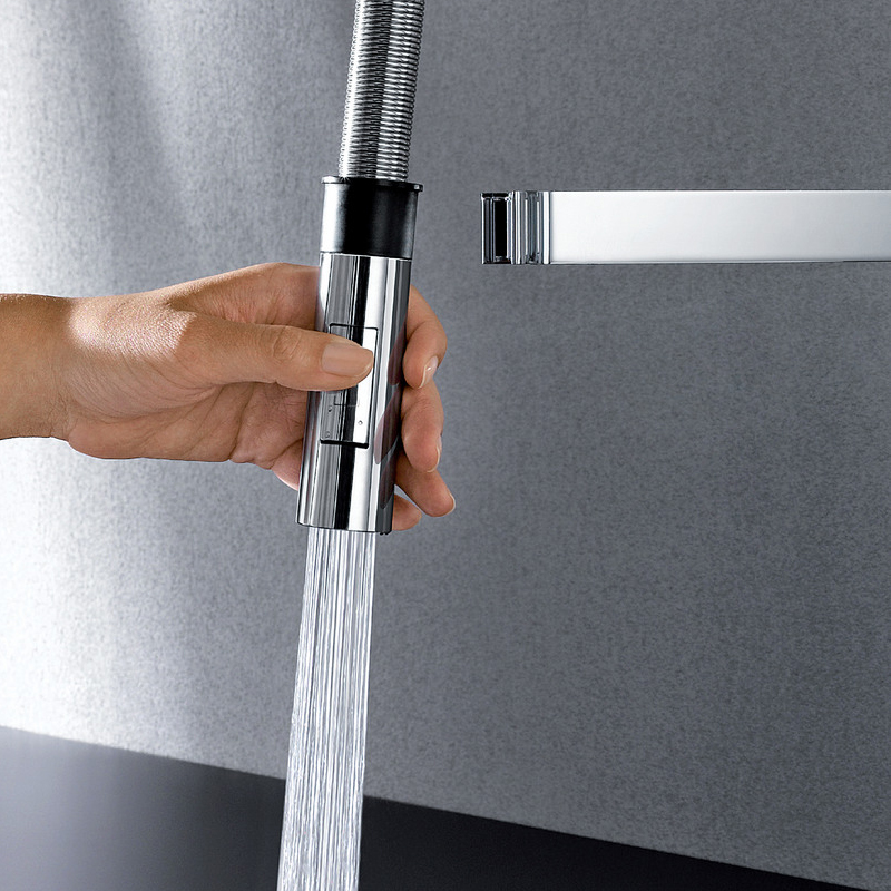BLANCO CULINA-S Kitchen Sink Mixer with Flexible Spout (Stainless Steel) - Image 4