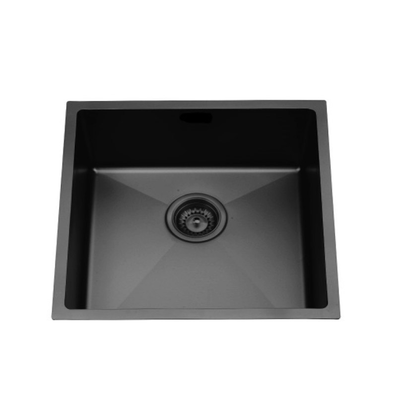 MONKEYBRAINBAITS　MBX MONIC MBX-450 Black Steel Kitchen Sink | Bacera
