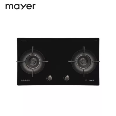 Mayer MMGH792HE 76cm 2 Burner Glass Gas Hob