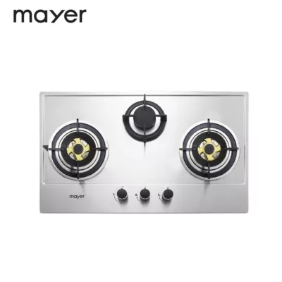 Mayer MMSS773HI 75cm 3 Burner Stainless Steel Gas Hob