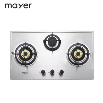 Mayer MMSS883HI 86cm 3 Burner Stainless Steel Gas Hob