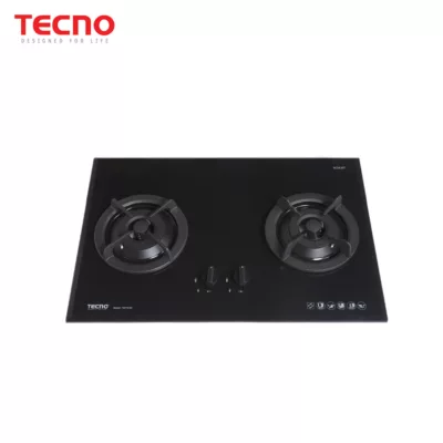 Tecno T-22TGSV 2-Burner Sparkling Black