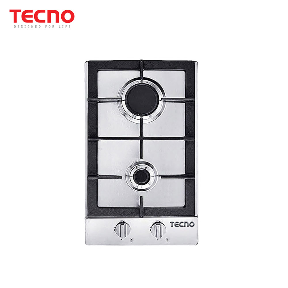 Tecno TA322TRSV 2Burner 30cm Stainless Steel Domino Cooker Hob Bacera