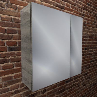 Dusche Mirror Cabinet 2006193GL Grey Linear