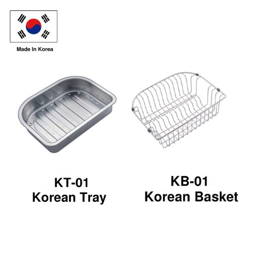 MONIC K Sink optional accessories KT 01 Tray and KB 01 Basket
