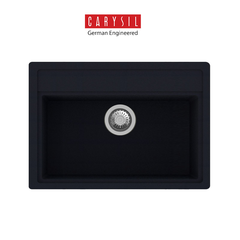 Carysil Waltz 680 Granite Kitchen Sinks (Nera) | Bacera