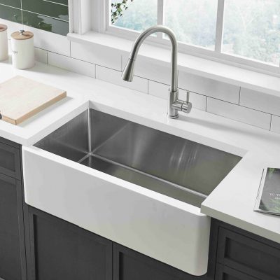 GALLEN-Solid-Surface-Stainless-Steel-Hybrid-Farmhouse-Sink