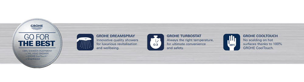 GROHE EUPHORIA SMARTCONTROL FEATURES