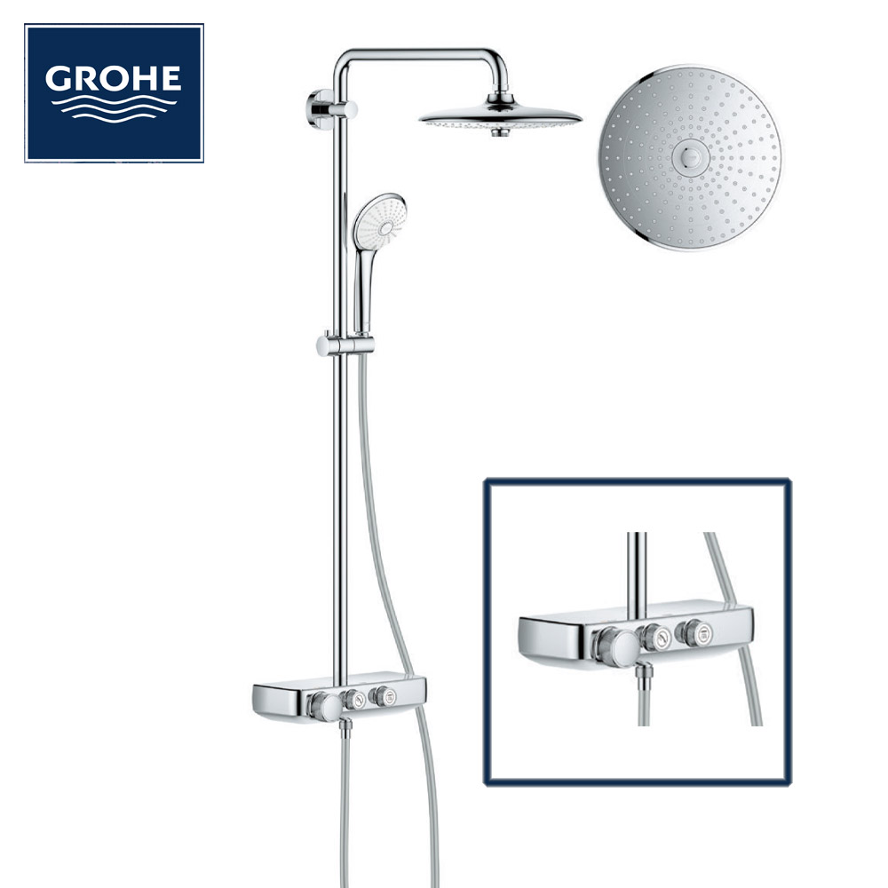Термостатом grohe euphoria. Grohe euphoria 260. grohe euphoria smartcontrol. grohe euphoria smartcontrol system.