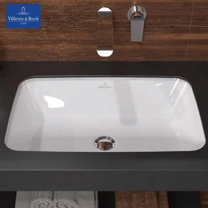 VILLEROY & BOCH - ARCHITECTURA - Rectangle Undercounter Washbasin with Overflow - Image 3