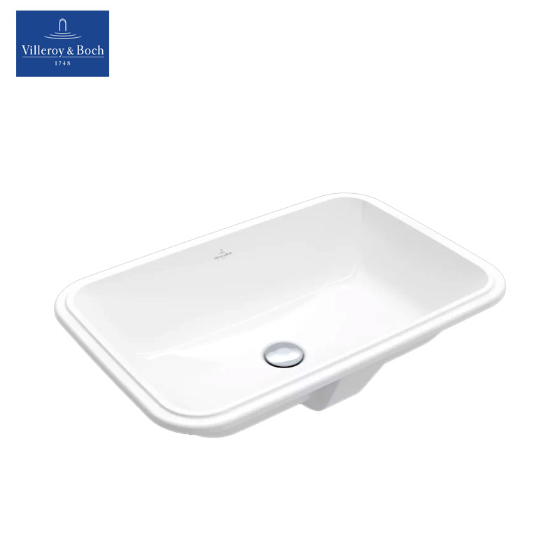 VILLEROY & BOCH - ARCHITECTURA - Rectangle Undercounter Washbasin with Overflow