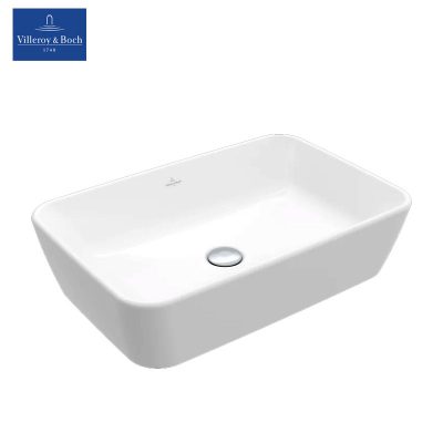 VILLEROY & BOCH ARCHITECTURA Rectangular Surface-mounted Washbasin with Overflow