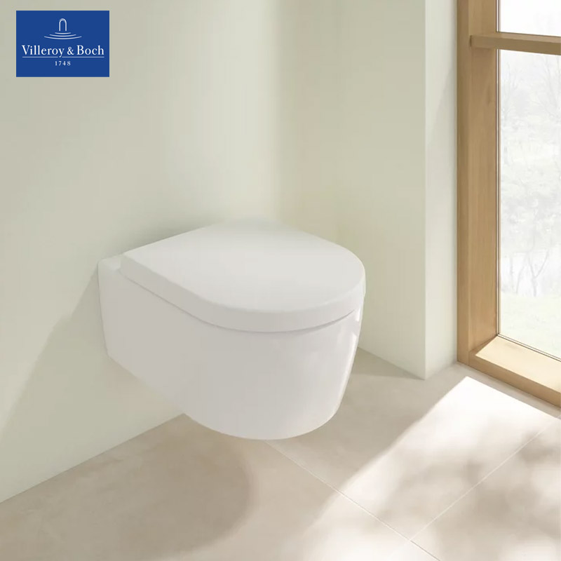 VILLEROY & BOCH - Avento - Wall Hung WC with Original Soft-close Seat Cover - Image 2