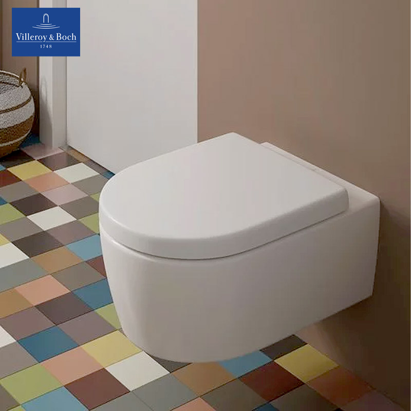 VILLEROY & BOCH - Avento - Wall Hung WC with Original Soft-close Seat Cover features