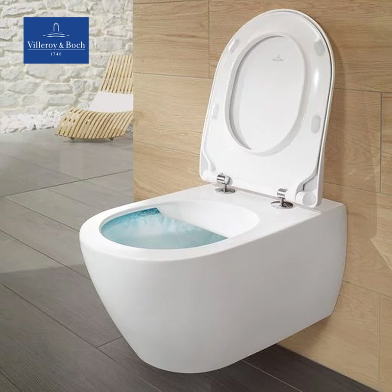 VILLEROY & BOCH Subway 2.0 Wall Hung WC with Original Softclose Seat Cover Bacera