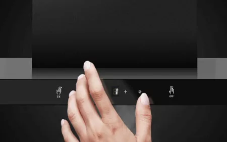Teka DSI-90-AD Black 90cm Chimney Hood Feature