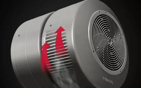 Teka DSI-90-AD Black 90cm Chimney Hood Feature